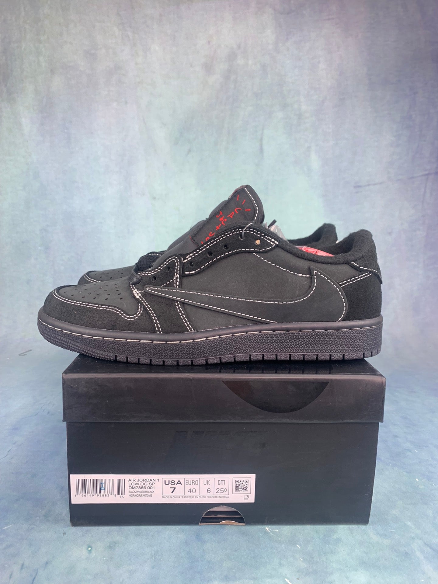 Jordan 1 low Travis Scott " Black Phantom"