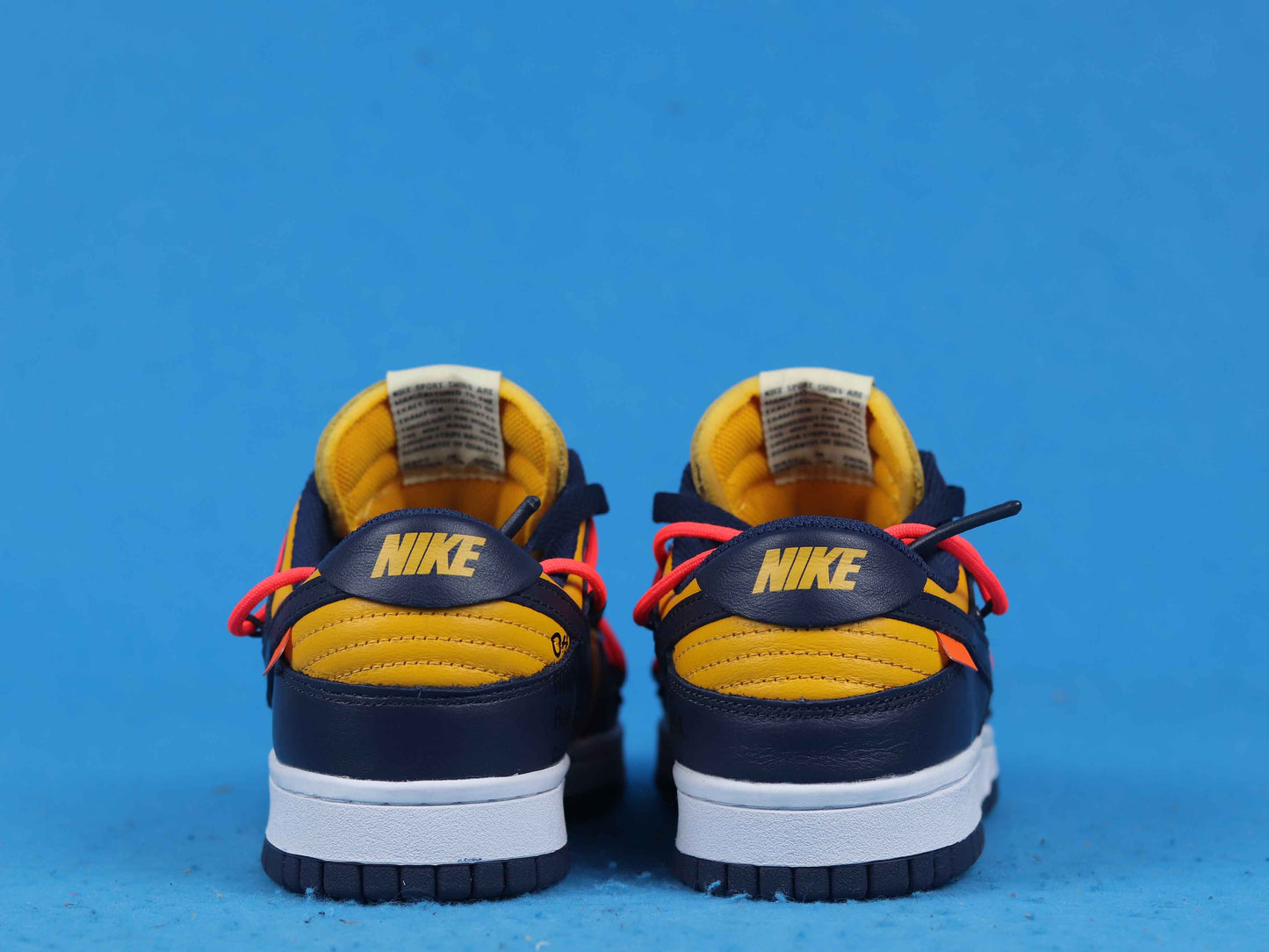 Dunk low "Off White University Gold Midnight Navy"