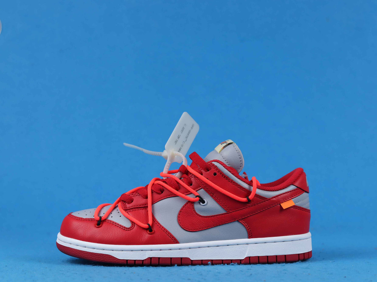 Dunk low "Off White University Red"