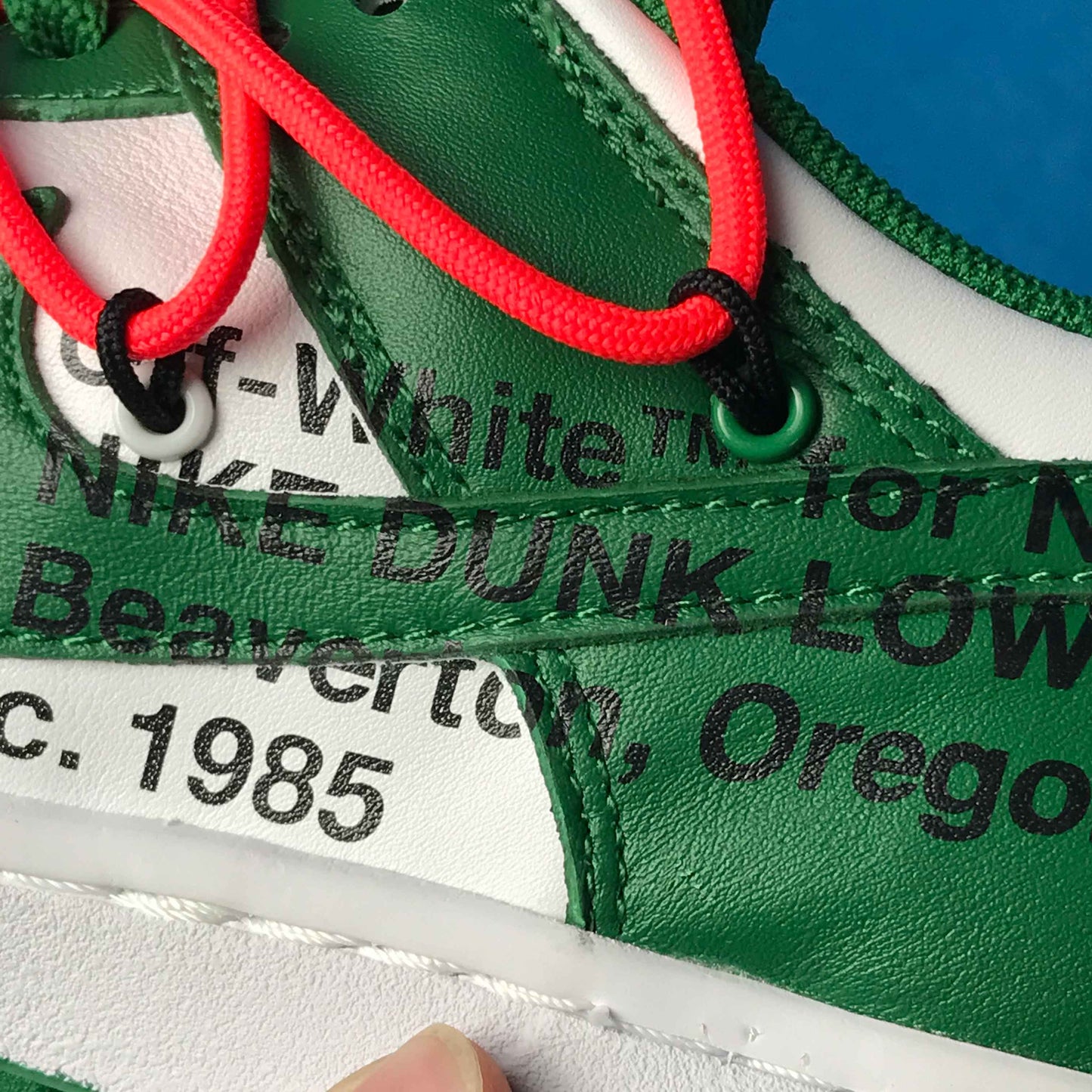 Dunk low "Off White Pine Green"