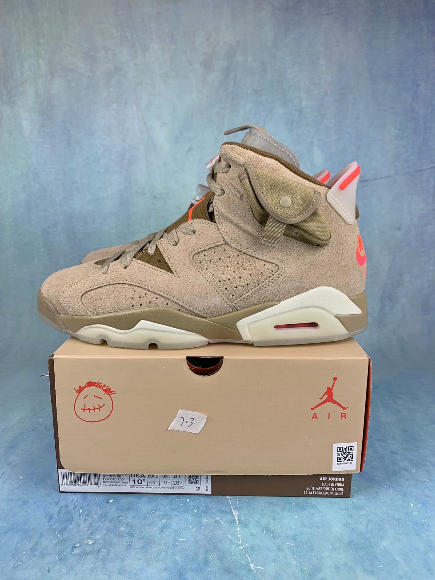 Jordan 6 Travis Scott "British Khaki"